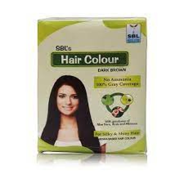 Hair colour brown